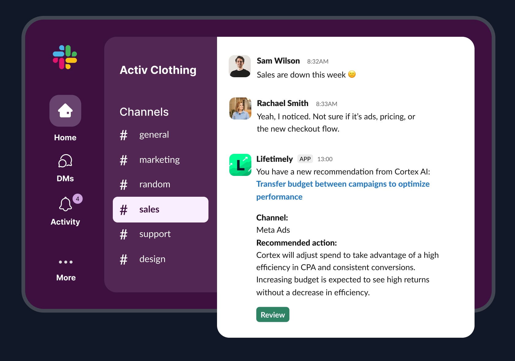 Cortex Slack